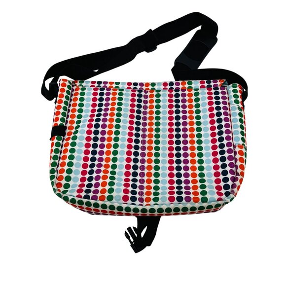 Dickies Colorful Messenger Bag With Polka Dot Design & Adjustable Strap - Picture 6 of 6
